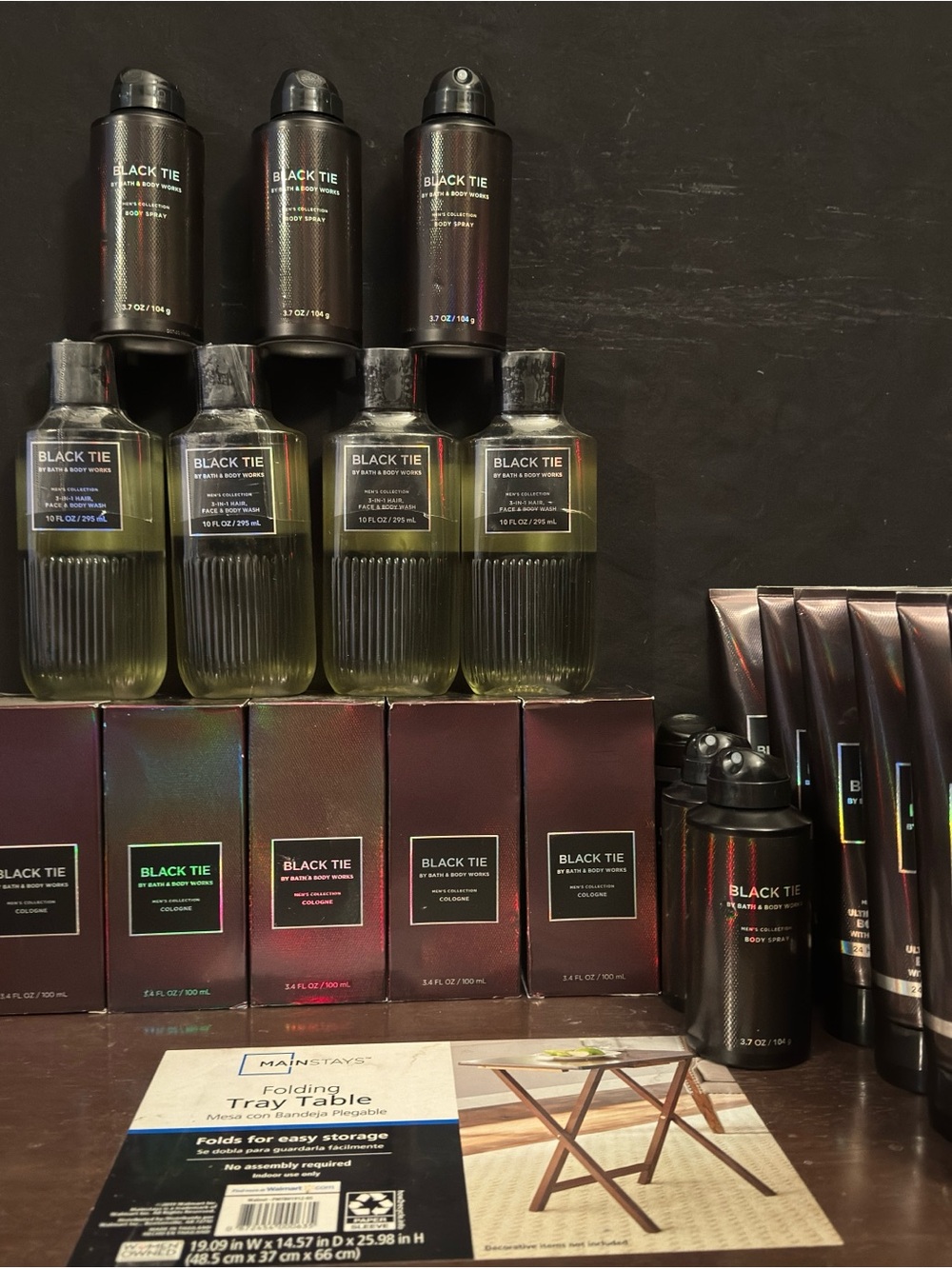 Bath and body works Men Grooming Set - 3 black tie creams Fragrance Body Care